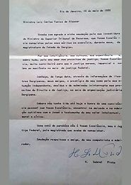 Carta H. Sobral Pinto a Fontes de Alencar